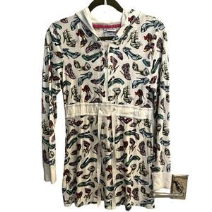 Disney Parks Authentic Princess Shoes Heels Hooded Tunic Mini Dress Size Small